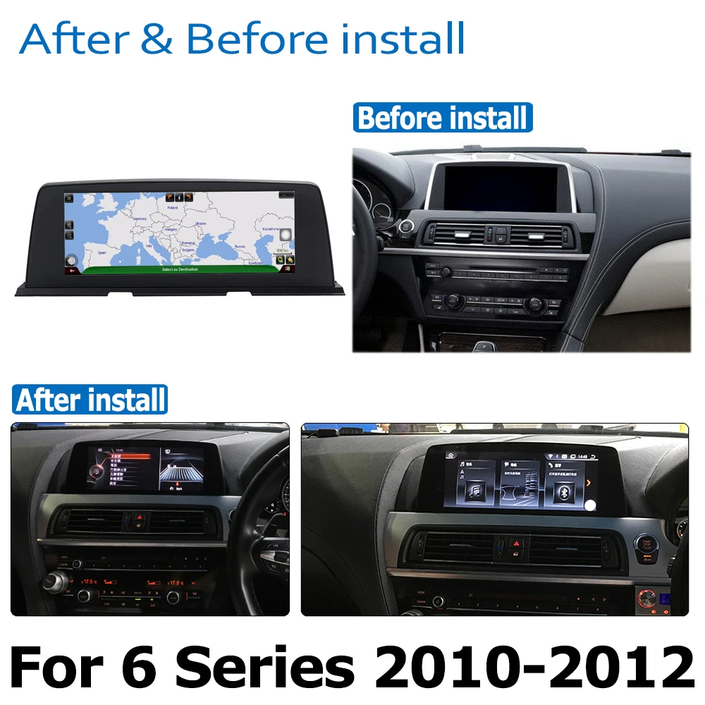 Excellent Android 8.0 up Car GPS DVD Multimedia Player For BMW 6 Series F12 2010~2012 CIC Original Style Touch Screen Google System 2 Excellent Android 8.0 up Car GPS DVD Multimedia Player For BMW 6 Series F12 2010~2012 CIC Original Style Touch Screen Google System 2