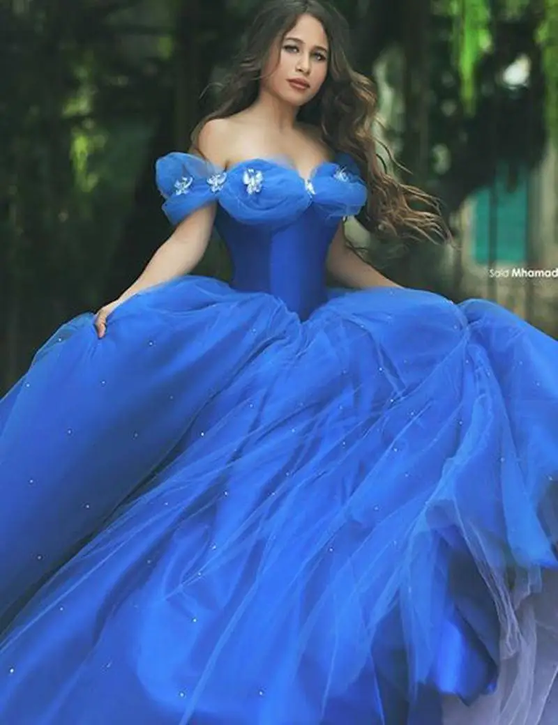 Wedding Blue Wedding Dress popular blue wedding dress buy cheap lots from royal sweetheart ball gown cinderellar princesa gowns 2016 vestido de noiva vintage