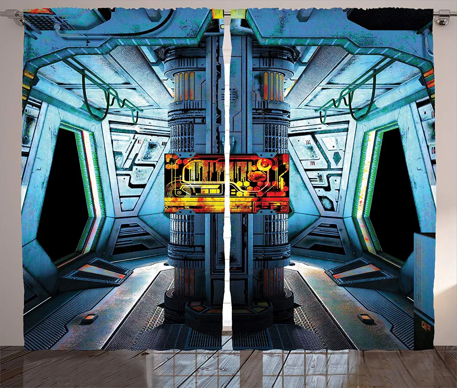 الفضاء الخارجي الستائر الفضاء السفينة محطة قاعدة التحكم غرفة التكنولوجيا عناصر الميزات صورة المعيشة غرفة نوم 2 لوحة مجموعة الفضاء الخارجي الستائر الفضاء السفينة محطة قاعدة التحكم غرفة التكنولوجيا عناصر الميزات صورة المعيشة غرفة نوم 2 لوحة مجموعة