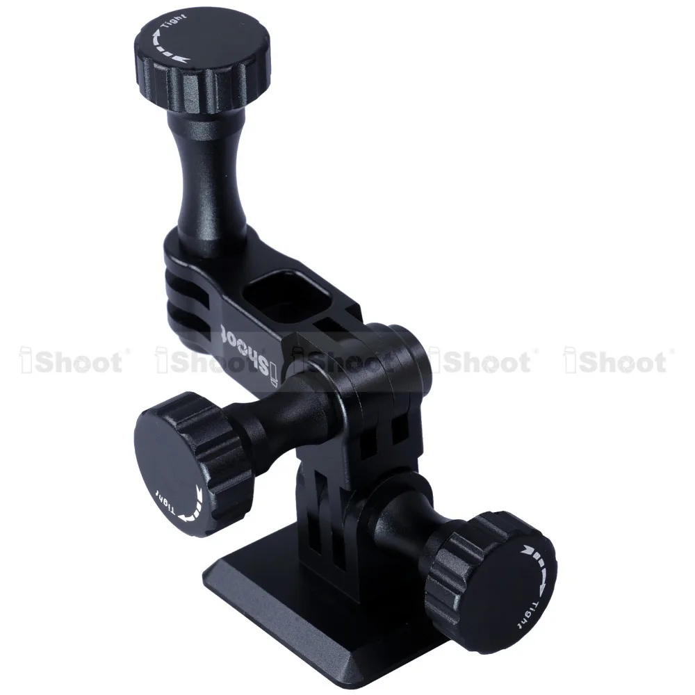 Металлический зажим адаптер крепление Трехходовой поворотный рычаг для GoPro Hero 4 3