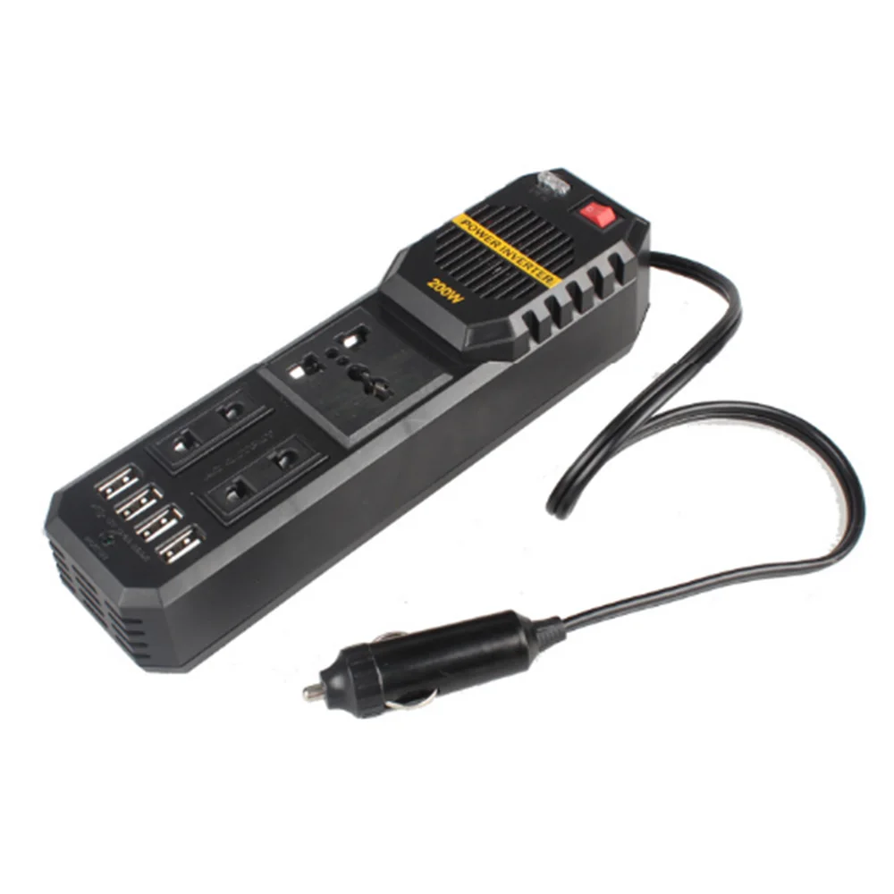 200 W DC 12 V do AC 220 V 2017 nowy Power Inverter samochodów pojazd napięcie zasilania USB inversor Adapter converter obsługuje do użytku domowego 200 W DC 12 V do AC 220 V 2017 nowy Power Inverter samochodów pojazd napięcie zasilania USB inversor Adapter converter obsługuje do użytku domowego