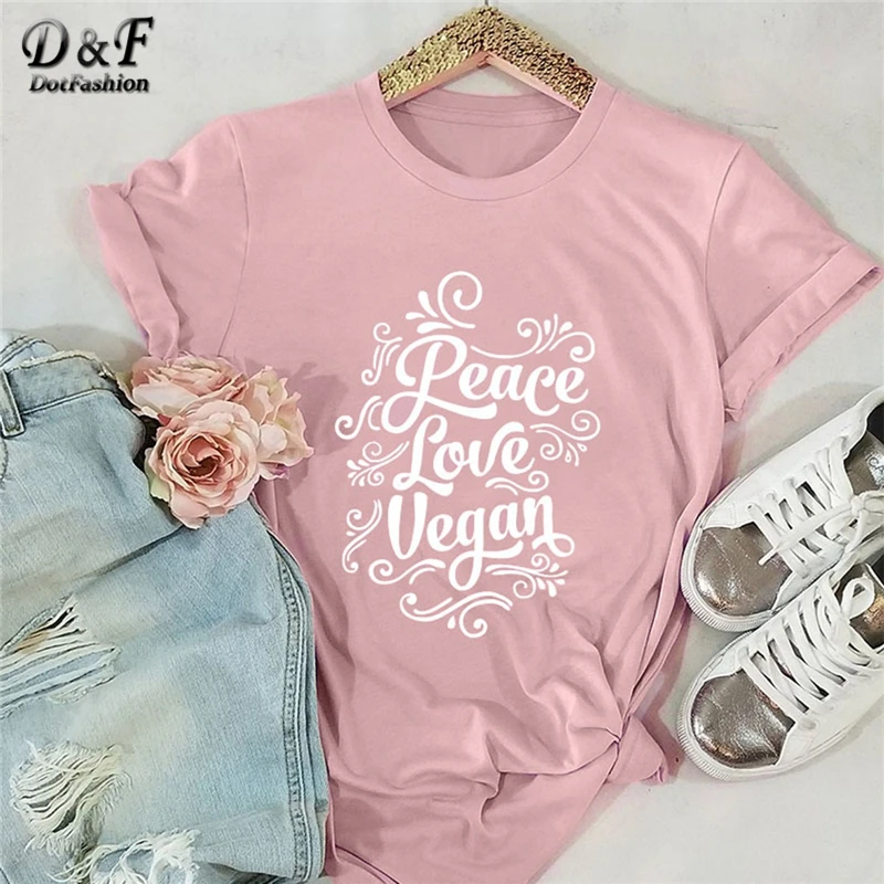 Dotfashionженские футболки с буквенным принтом Новинка 2019 года Летние повседневные топы одежда в Корейском стиле футболка с короткими рукавами и круглым вырезом купить на AliExpress