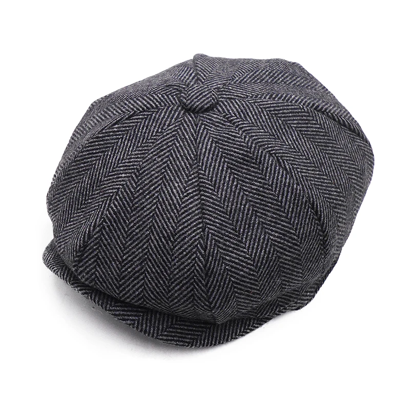 Peaky Blinders, мужские береты, шапка, осень, новая, винтажная, с узором в елочку, восьмиугольная шапка Wo, мужская, повседневная, тыква, шапка в стиле Гэтсби, плоская, берет, шапки