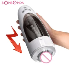 Male Masturbator Automatic Telescopic Masturbation Cup Glans Vibrating Male Masturbator Pussy Sucking Vibrator Sex Toys For Man