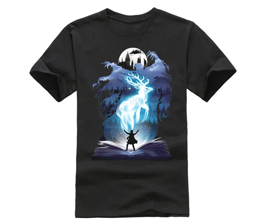 

Adult T Shirt All Sizes Harry Tee The 3rd Book Of Magic Hip-hop T-Shirt Potter Top