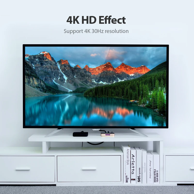 Vention HDMI сплиттер 1x2 4k 3D сплиттер HDMI переключатель адаптер 1 в 2 выход с питанием металлический тип для Xbox усилитель HDCP