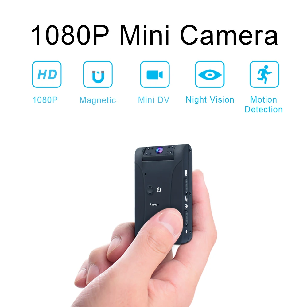 Миниатюрная Спортивная Цифровая видеокамера HD1080P 8 часов работы портативная со