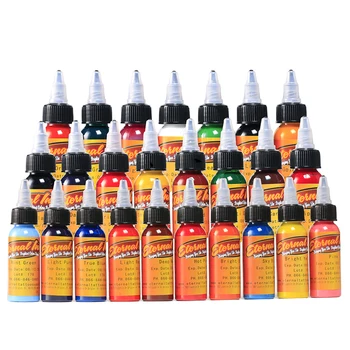

30ml/bottle tattoo ink set permanent makeup art pigment 16PCS cosmetic tattoo paint for eyebrow eyeliner lip body Body makeup