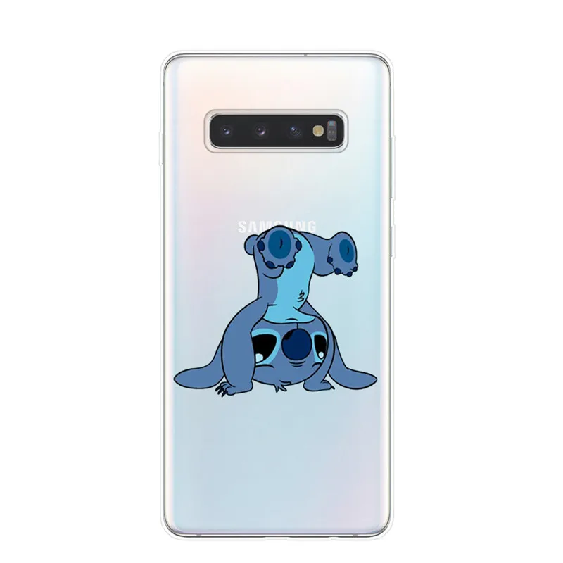 Чехлы для телефонов с милым рисунком стежка для samsung S10 S9 S8 Plus S10e 5G S6 S7 Edge S10Lite прозрачный силиконовый мягкий чехол-накладка - Цвет: T5976