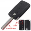 jingyuqin Car Shell Key HU83 CE0536 / 523 para Peugeot 107 207 307 407 308 408 Socio Citroen C3 C4 C5 C6 Berlingo Picasso Xsara ► Foto 2/6