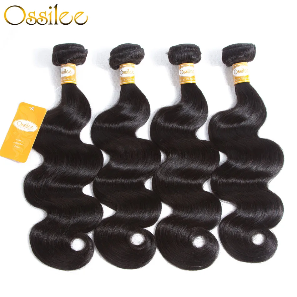 Ossilee Body Wave Bundles Brazilian Hair Weave Bundles Human Hair 1/3/4 Bundles Non Remy Human Hair Extensions Ossilee Body Wave Bundles Brazilian Hair Weave Bundles Human Hair 1/3/4 Bundles Non Remy Human Hair Extensions