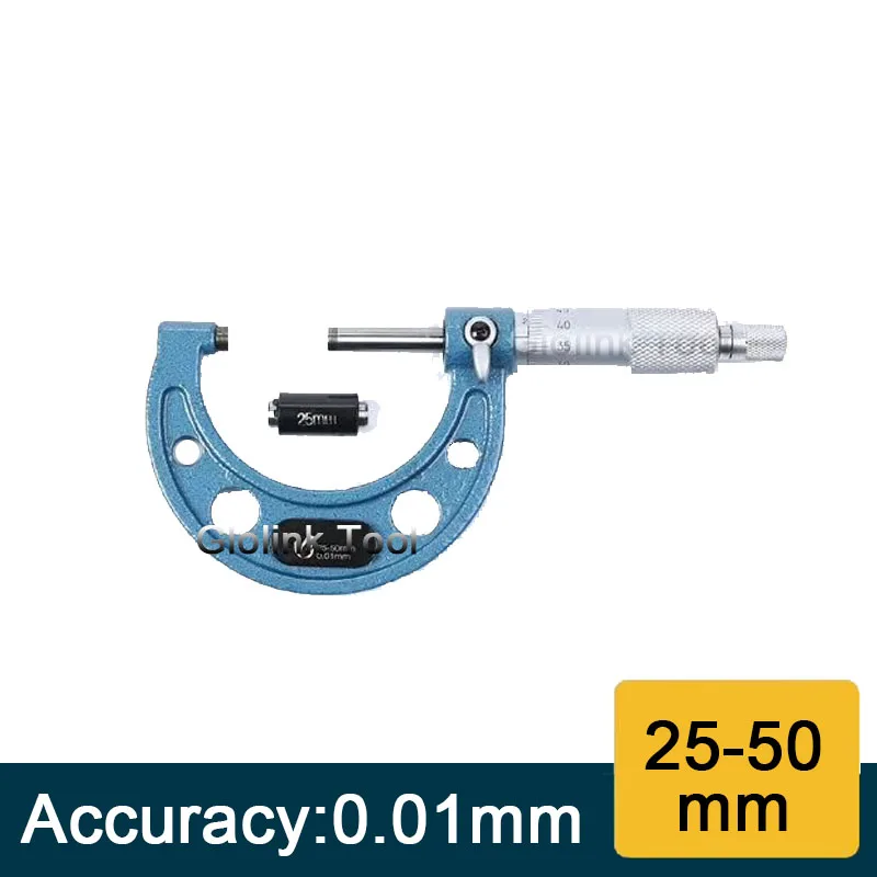 4pcs 0-100mm//0-4/"in Outside Micrometer Set Machinist Tool Carbide Measuring Tool
