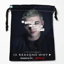 Горячая на заказ 13 причин почему сумки на шнуровке на заказ сумки для хранения Подарочные мешки с принтом больше размер 27x35 см