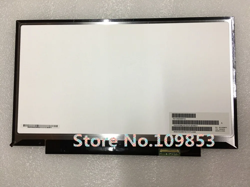 

14 INCH Laptop lcd led IPS VVX14T058J101 VVX14T058J1015063T with FRU :00HN879 40pins EDP 2560*1440
