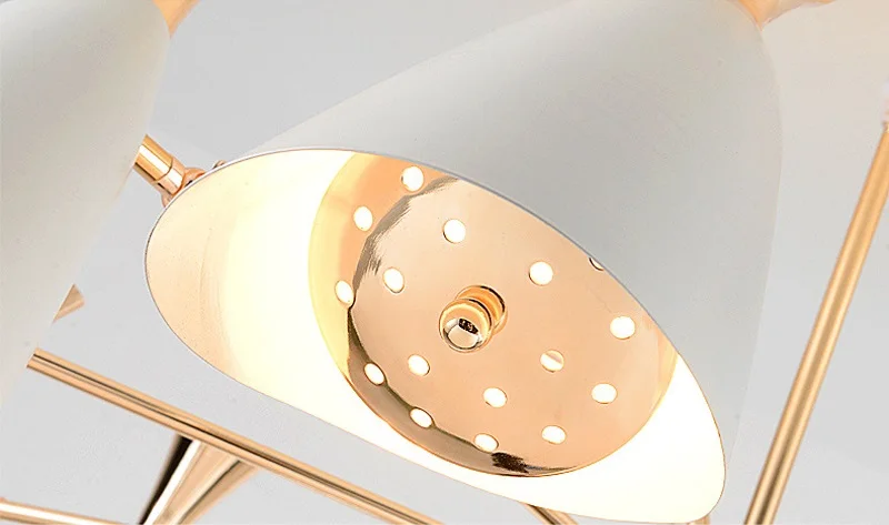 Modern pendant lights led  AC90-260V Muticolor Iron shade hanging lights  pendente foyer15