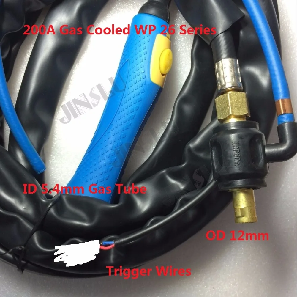 Сварочная горелка TIG WP26 WP 26 быстрое подключение к Dinse газовый Электрический