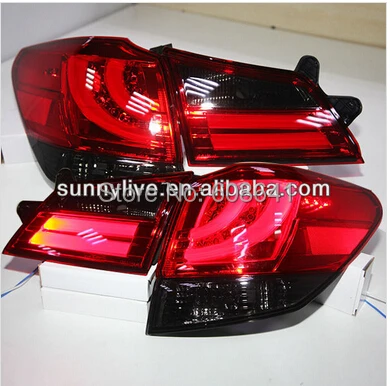 Для Subaru Outback светодиодный задний светильник красный и черный 2010-12 Тип U