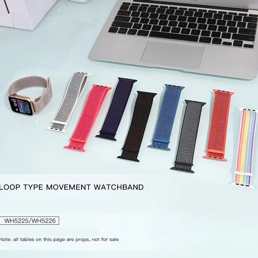 Sport Loop strap For apple watch band Apple Watch 4 3 correa iwatch band 38mm 42mm 44 mm 40mm Nylon bracelet watch Accessories
