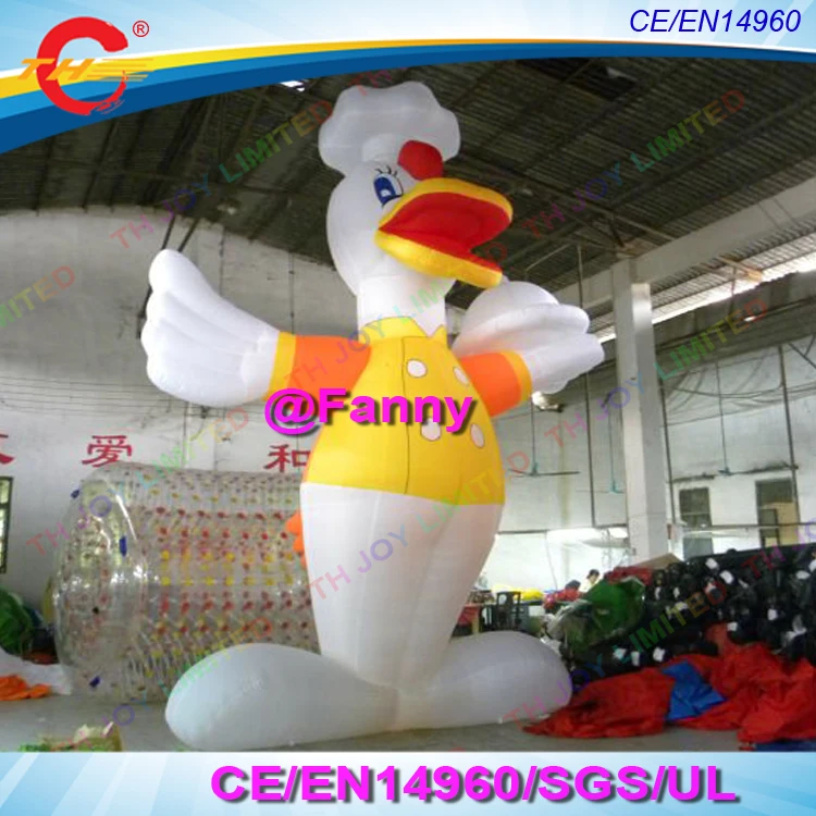 4m/6m/8m Hot sale giant inflatable Donald Duck ,giant inflatable duck