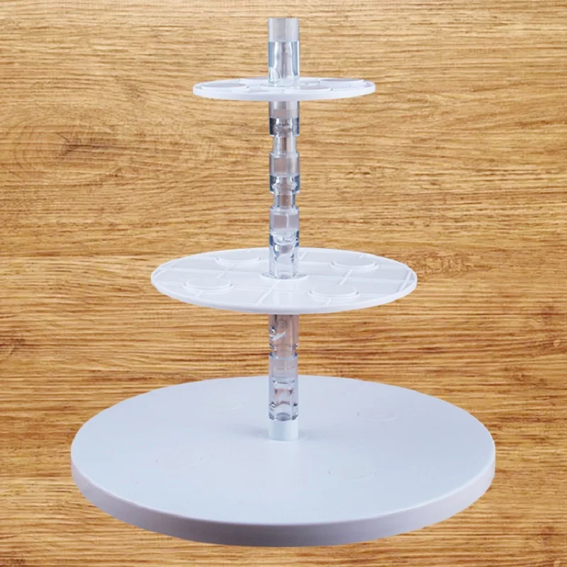 

Free Shipping MRF New High Quality Plastic Cake Decorating Suspend Tires&Sphere Turntable Stand for Wedding Decoration/Party