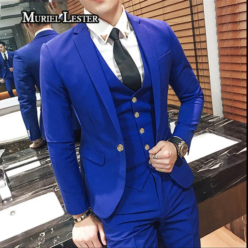 Muriel Lester Costume Mariage Homme Mens Suits with pants