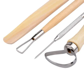 

Newly 19pcs Clay Sculpting Sculpt Smoothing Wax Carving Pottery Ceramic Tools Wood Handle Set VA88