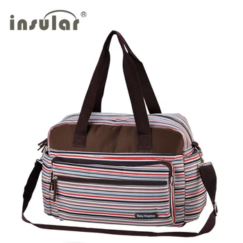 

multicolored stripe maternity mother mummy nappy bags multifunctional stroller bags shoulder handbag baby diaper bag