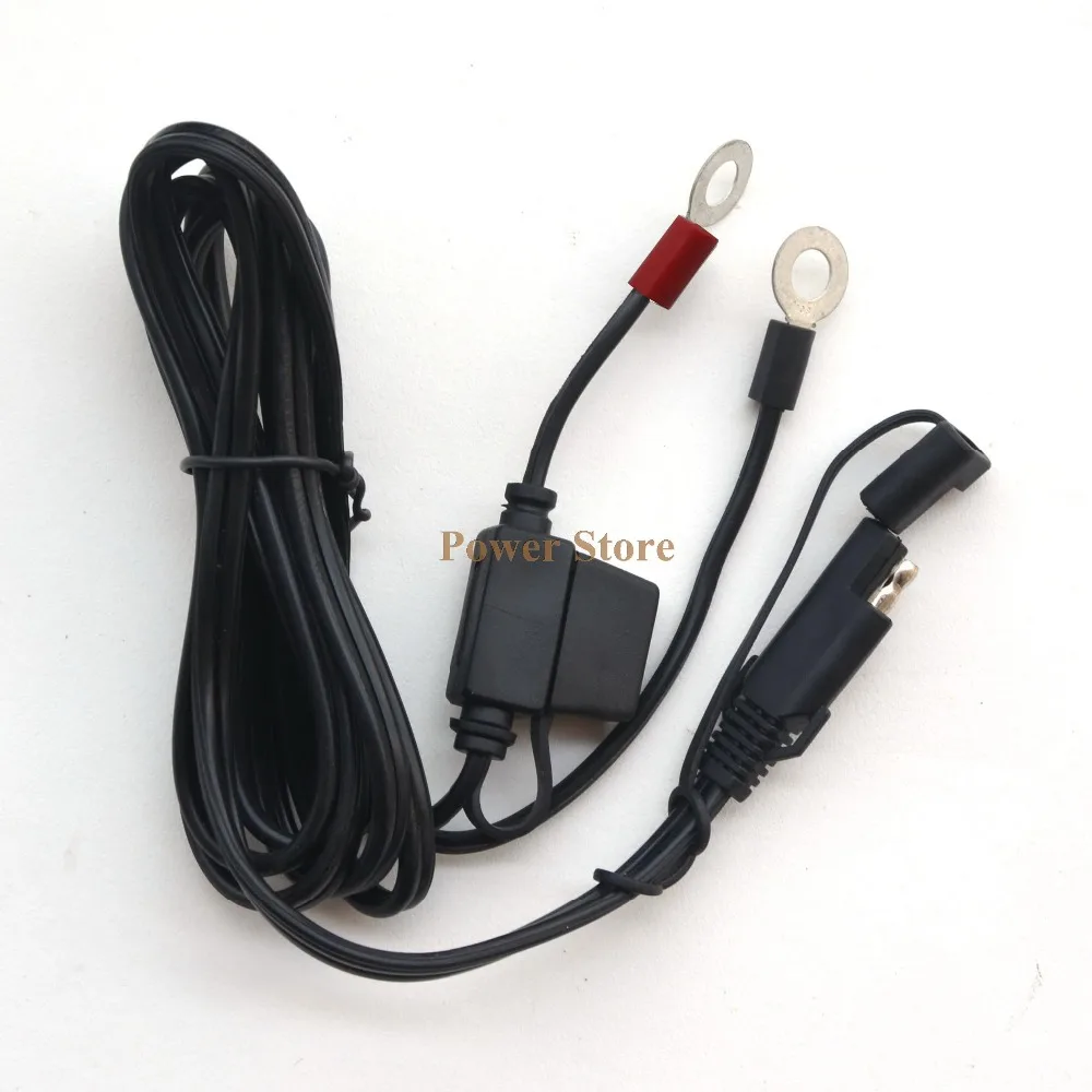 

Eyelet Ring Terminal SAE connector Quick Disconnect Extension cable 2ft, for Battery Tender, Yuasa, Schumacher battery charger