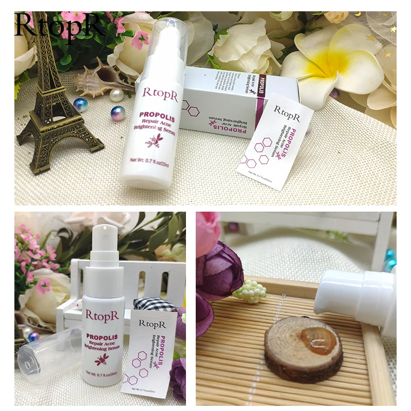 RtopR Propolis Repair Acne осветляющая сыворотка для удаления акне шрамовых пятен очищающая