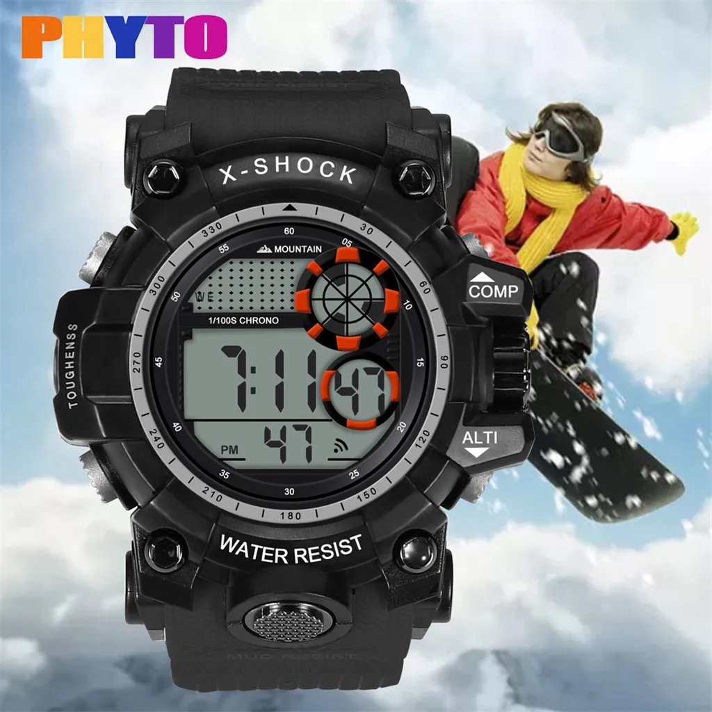 

Fashion High-End Multi-Function 30M Sports Waterproof Electronic Watch Analog Wrist Watch Watches Clock reloj