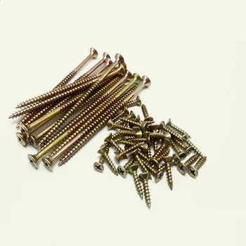 

M5 carbon steel dry wall nail screws cross recessed flat head countersunk self-tapping bolt wood screw 60-100mm length