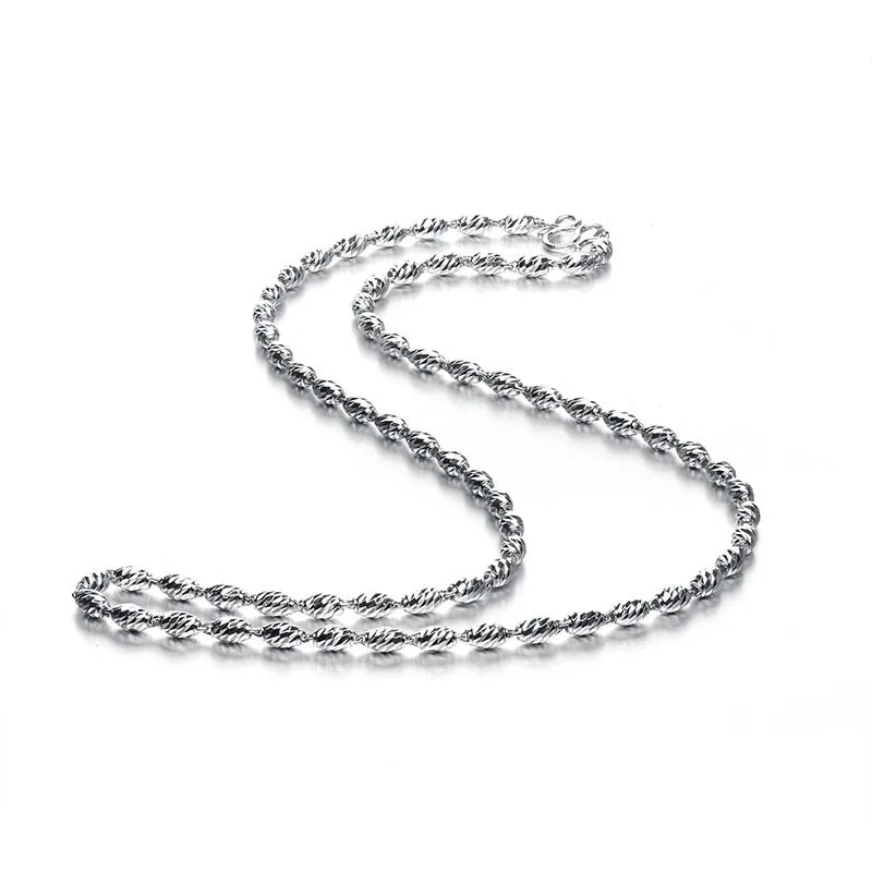 21inch Pure Gold Oval Beads Chain Necklace Men Necklace Heavy gold 16