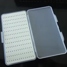 Водонепроницаемый ящик для ловли нахлыстом резной губчатый слой пластиковый чехол для ловли нахлыстом рыболовные принадлежности s m l