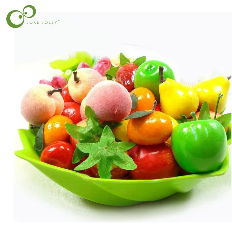30pcs mini simulation Artificial Fruits and Vegetables foam fruits