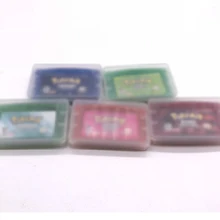 Для GBA игровая карта-картридж Poke mon игровая карта Firered/Leafgreen/Изумруд/Рубин/Сапфир версия для Gameboy Advance