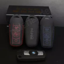 Только красный для BMW X1 X6 корпусы для ключей зажигания DIY ручная швейная ключи автомобильный чехол стильный Натуральная Высококачественная кожа