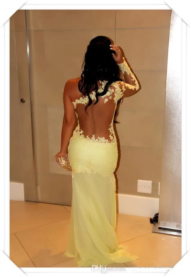 2014-oscar-yellow-mermaid-lace-long-sleeve (5)_conew1
