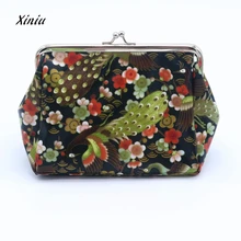 Ретро Винтаж Птица узор Для женщин леди Малый кошелек Hasp портмоне дамы девушка деньги изменения клатч Горячая Новое поступление