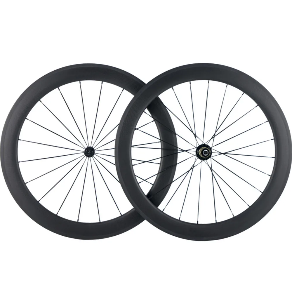 Cheap 700C Carbon Wheels Customized logo 38mm 50mm 60mm 88mm Carbon Bicycle Wheels Clincher Road Bike Carbon Wheelset 8