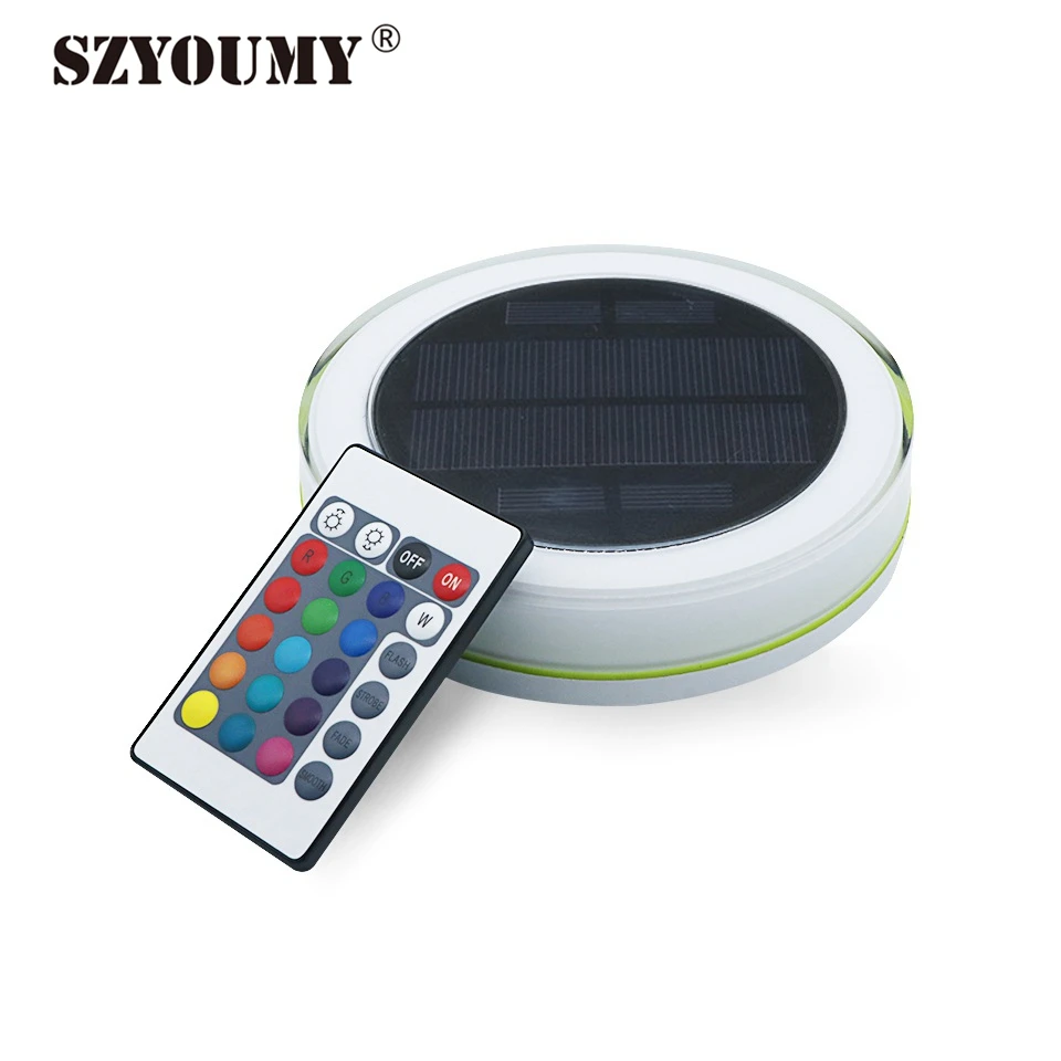 

SZYOUMY Solar Powered Swimming Pool Light IP68 Waterproof Decoration Romantic Effect Lamp With Remote Controller DHL Shipping