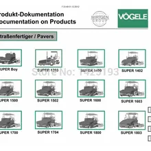 Vogele электронный каталог запасных частей руководство по эксплуатации схемы и руководство по эксплуатации