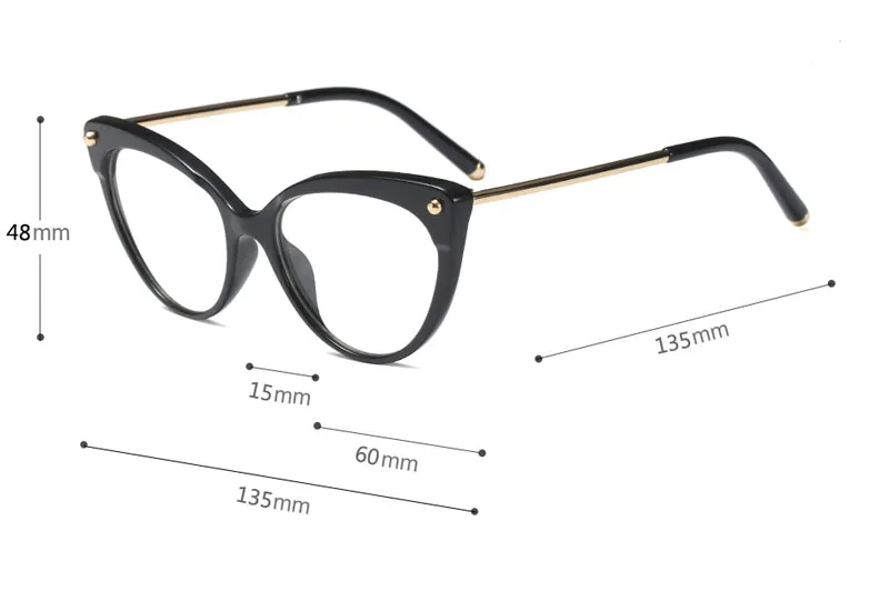 cat eye glasses 9337 details (5)