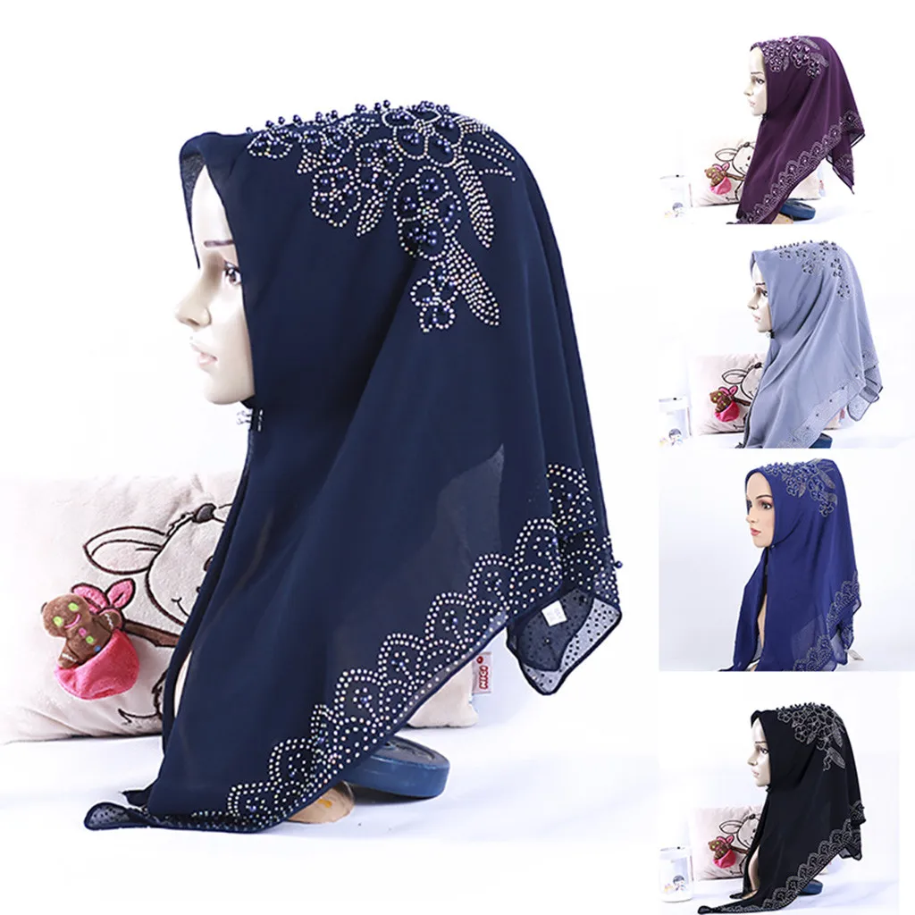 

Chiffon muslim hats women Shimmer Sparkle Gold Glitters Plain Muslim Hijab Scarf Shawl Head Wrap turban turbantes niqab#G6