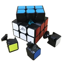 MoYu Guoguan Yuexiao 5,7 см 3x3x3 скоростной куб черные ПВХ наклейки скорость Magico Cubo игрушки