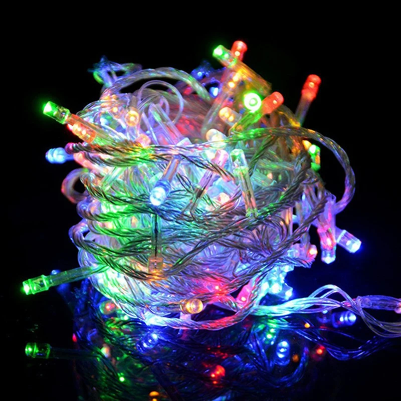 Holiday Led christmas lights outdoor 100M 50M 30M 20M 10M led string lights Decoration for Party Holiday Wedding Fairy Garland Holiday Led christmas lights outdoor 100M 50M 30M 20M 10M led string lights Decoration for Party Holiday Wedding Fairy Garland