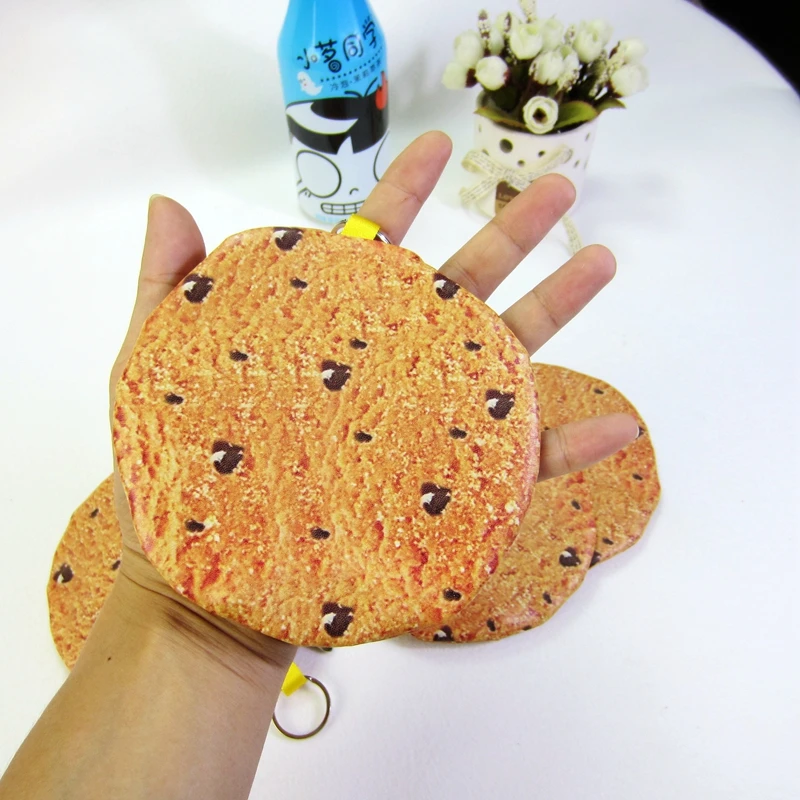 

New Multifunctional PU Cookies Coin Purses Children fashion Pencil case Girl Wallets boy 3D Originality Biscuits Holders