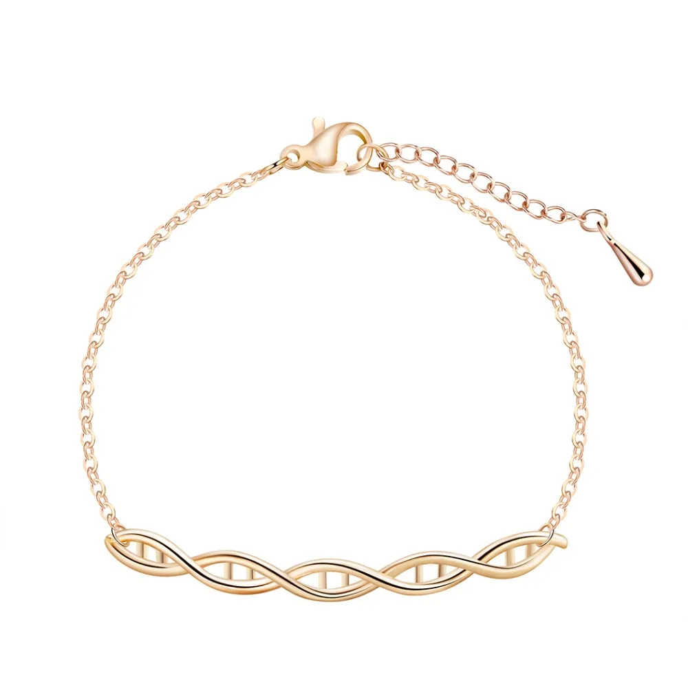 QIAMNI-DNA-Science-Chemistry-Formula-Hormone-Molecule-Geometric-Double-Helix-Chain-Bracelet-Bangle-Christmas-Gift-Love