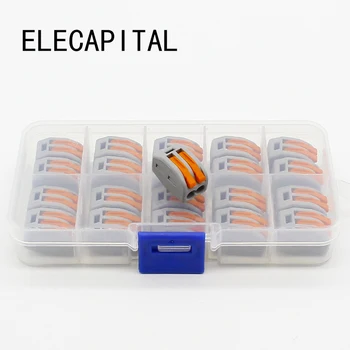 

Hot Sale 20pcs Universal Fast Wiring 2 Pin Mini Wire Connector Terminal Block Rgb Conector Accessories China