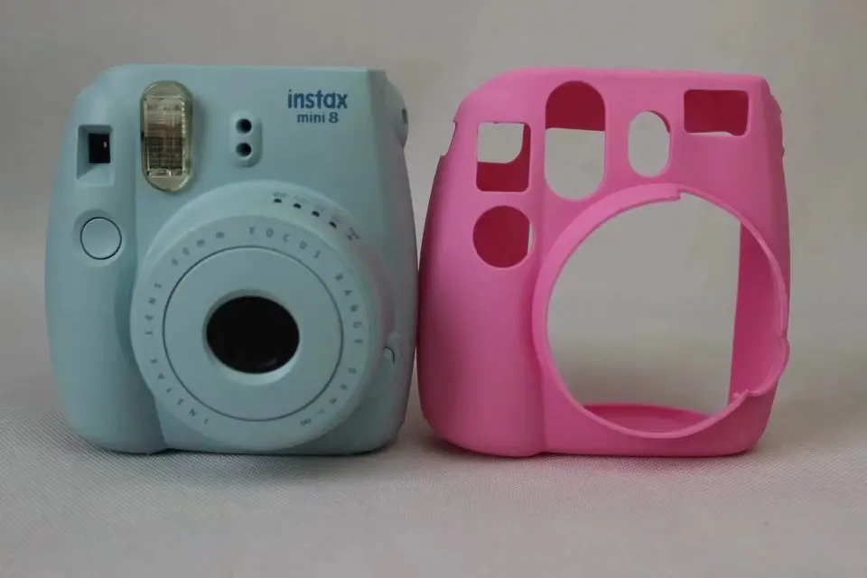 Мягкий силиконовый резиновый чехол сумка для Fujifilm Instax Mini 8 mini8 камера защитный чехол