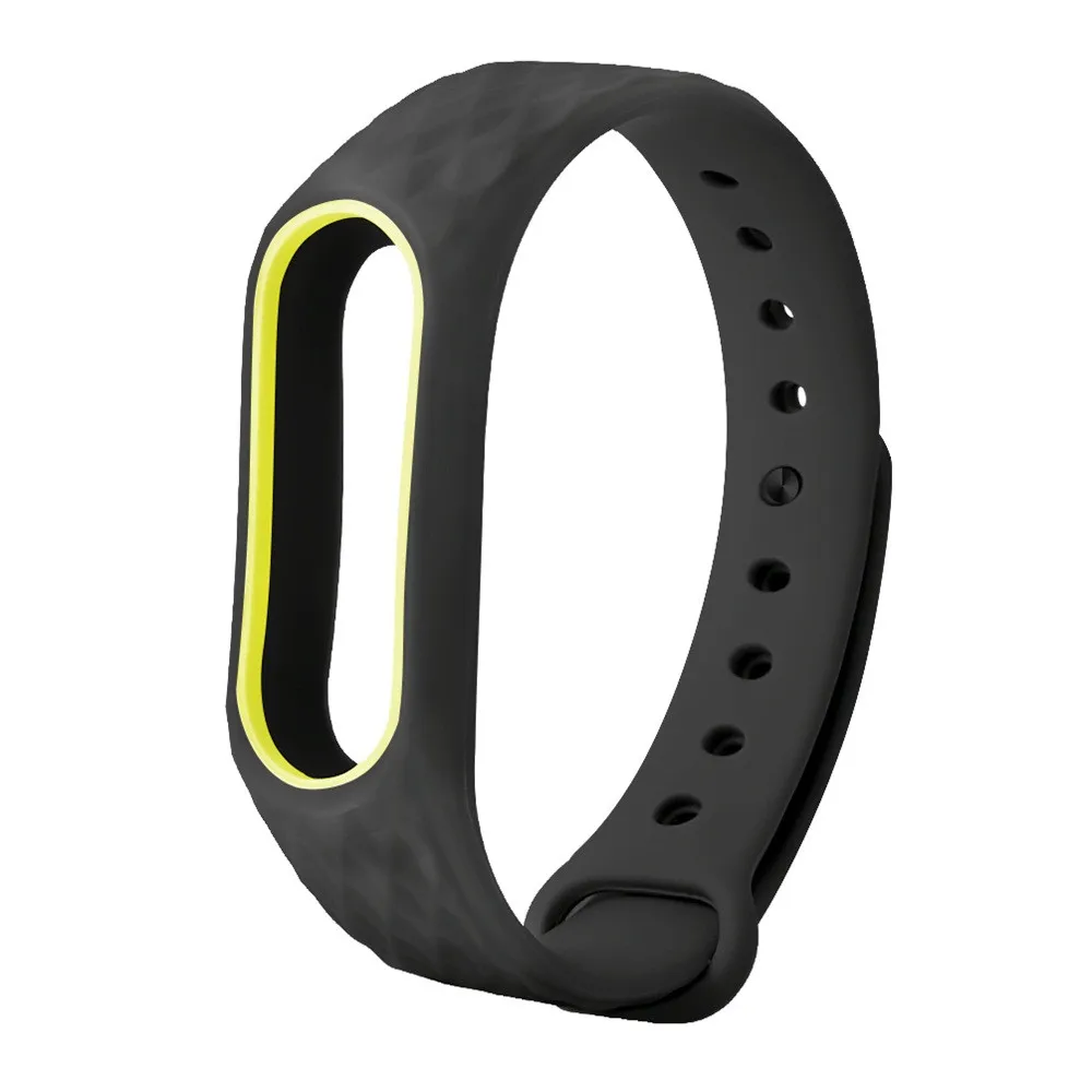 

Silicone Bracelet For XIAOMI MI Band 2 Original Silicon Wrist Strap WristBand Bracelet Replacement Strap New Fashion l927#1